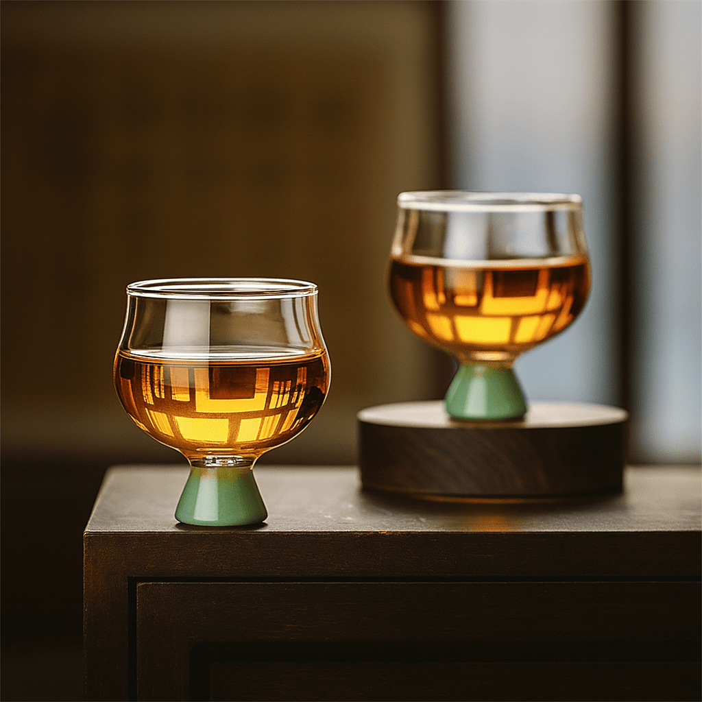 TH® | Tasse à thé traditionnelles Kung Fu en verre transparent 50ml