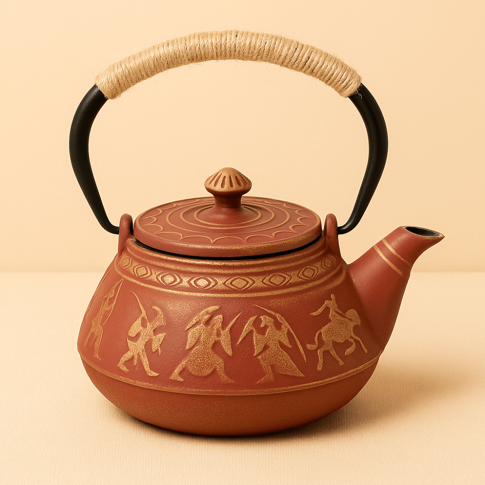 Théièrea | Baatar — Théière en fonte japonaise avec infuseur 500ml Rouge