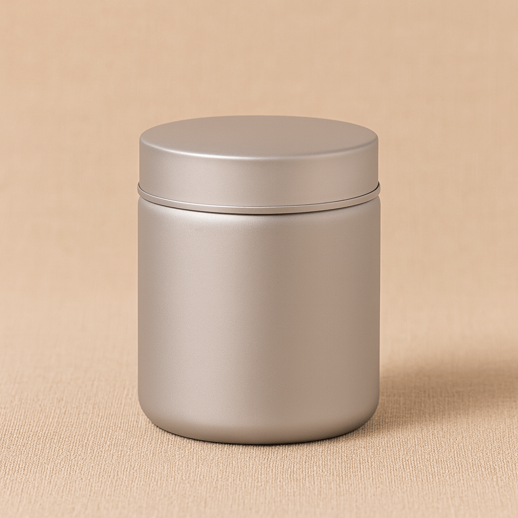 Théièrea | Boite à thé titane pur gris 160 ml