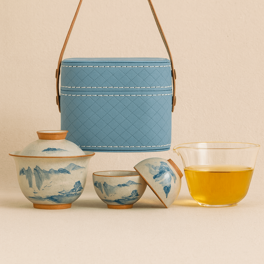 Théièrea | Cházhōng — Service à thé Gaiwan peint à la main 150ml 1