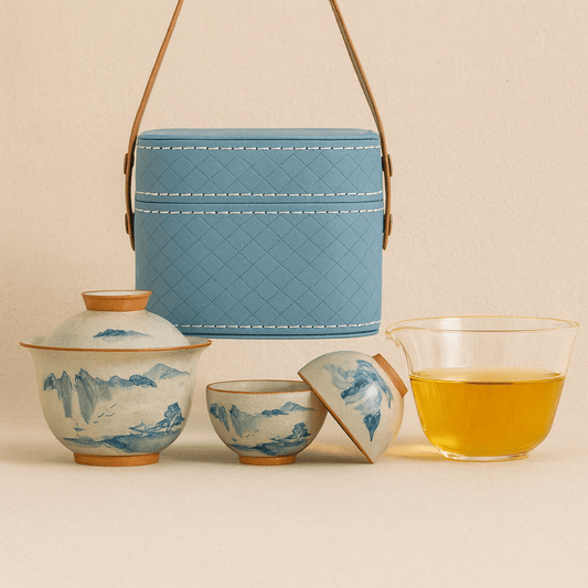 Théièrea | Cházhōng — Service à thé Gaiwan peint à la main 150ml 1