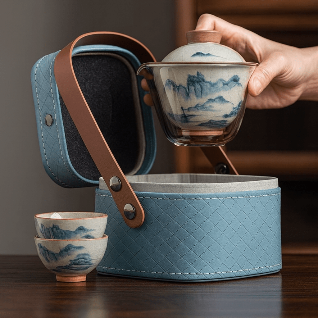 Théièrea | Cházhōng — Service à thé Gaiwan peint à la main 150ml