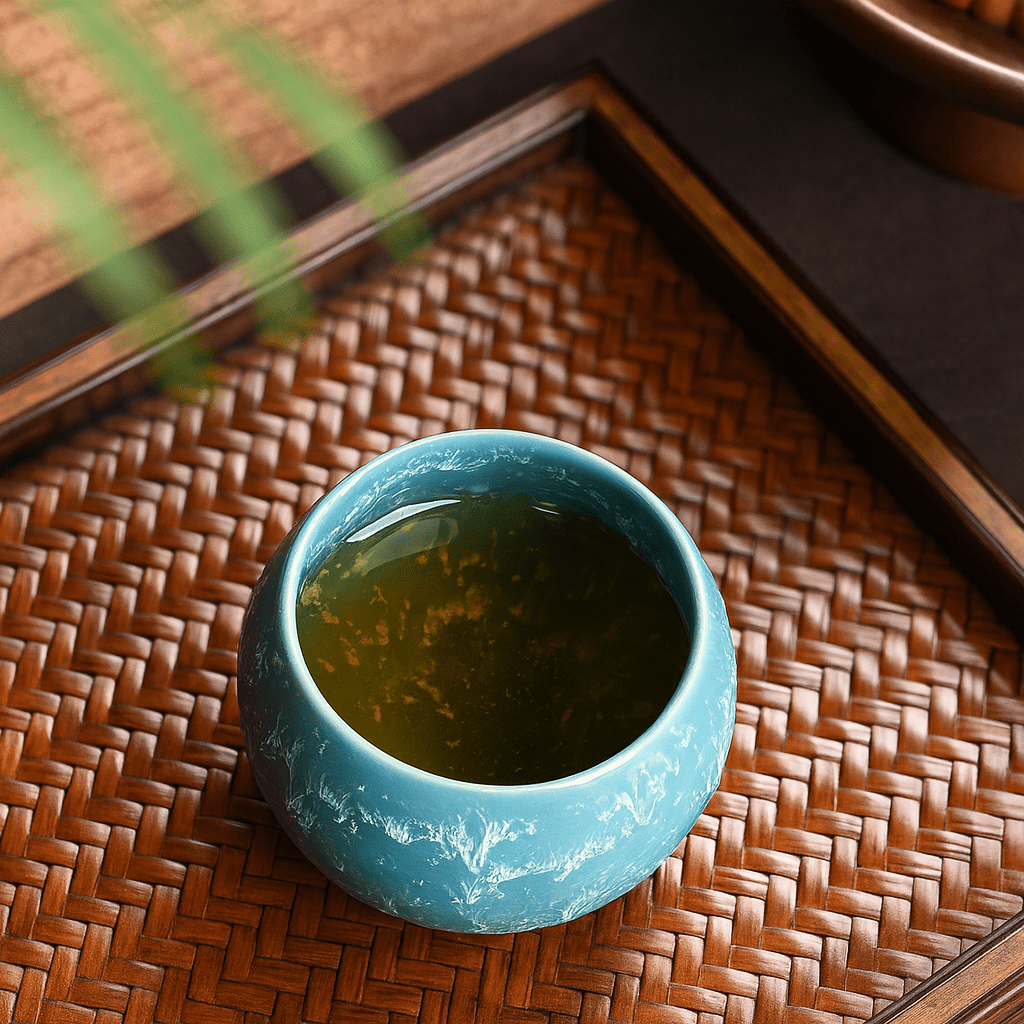 Théièrea® | Coffret 5 pièces tasses à thé en porcelaine colorée