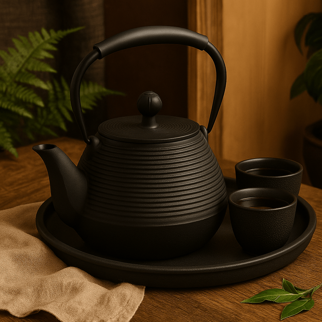 Théièrea | Enso — Théière en fonte japonaise émaillée 950ml