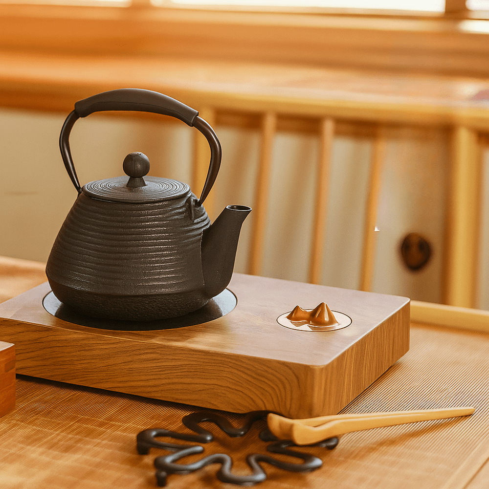 Théièrea | Enso — Théière en fonte japonaise émaillée 950ml