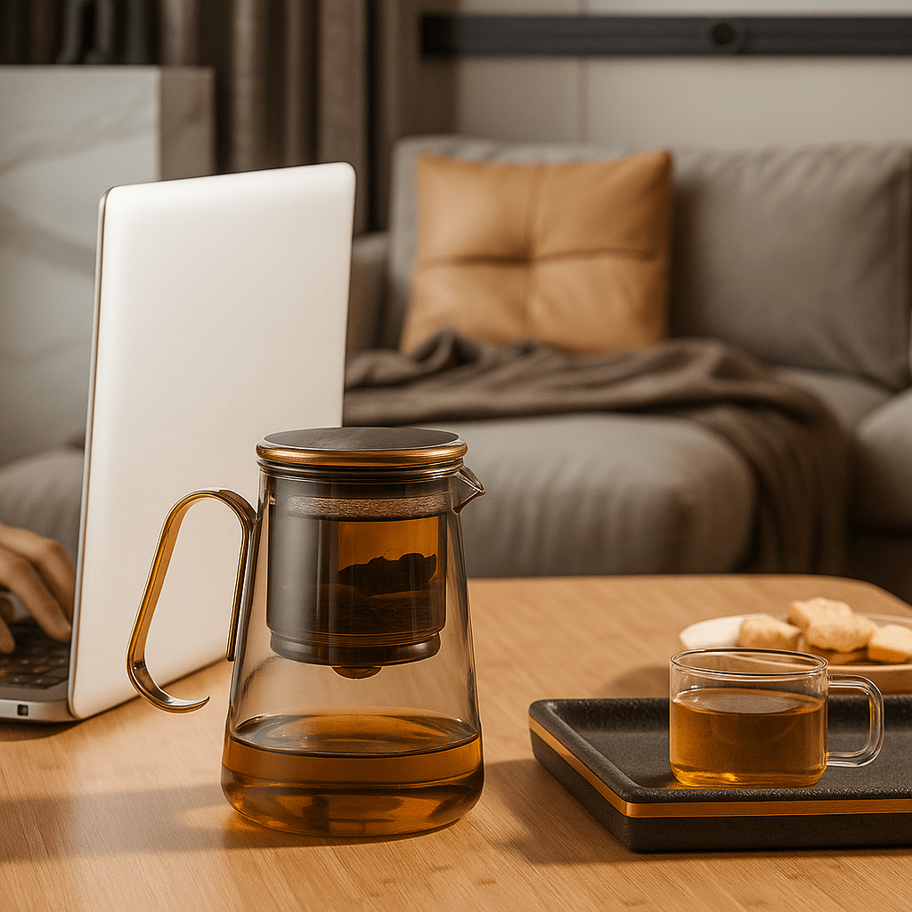 Théièrea | Évanesce — Théière en verre avec infuseur 700ml