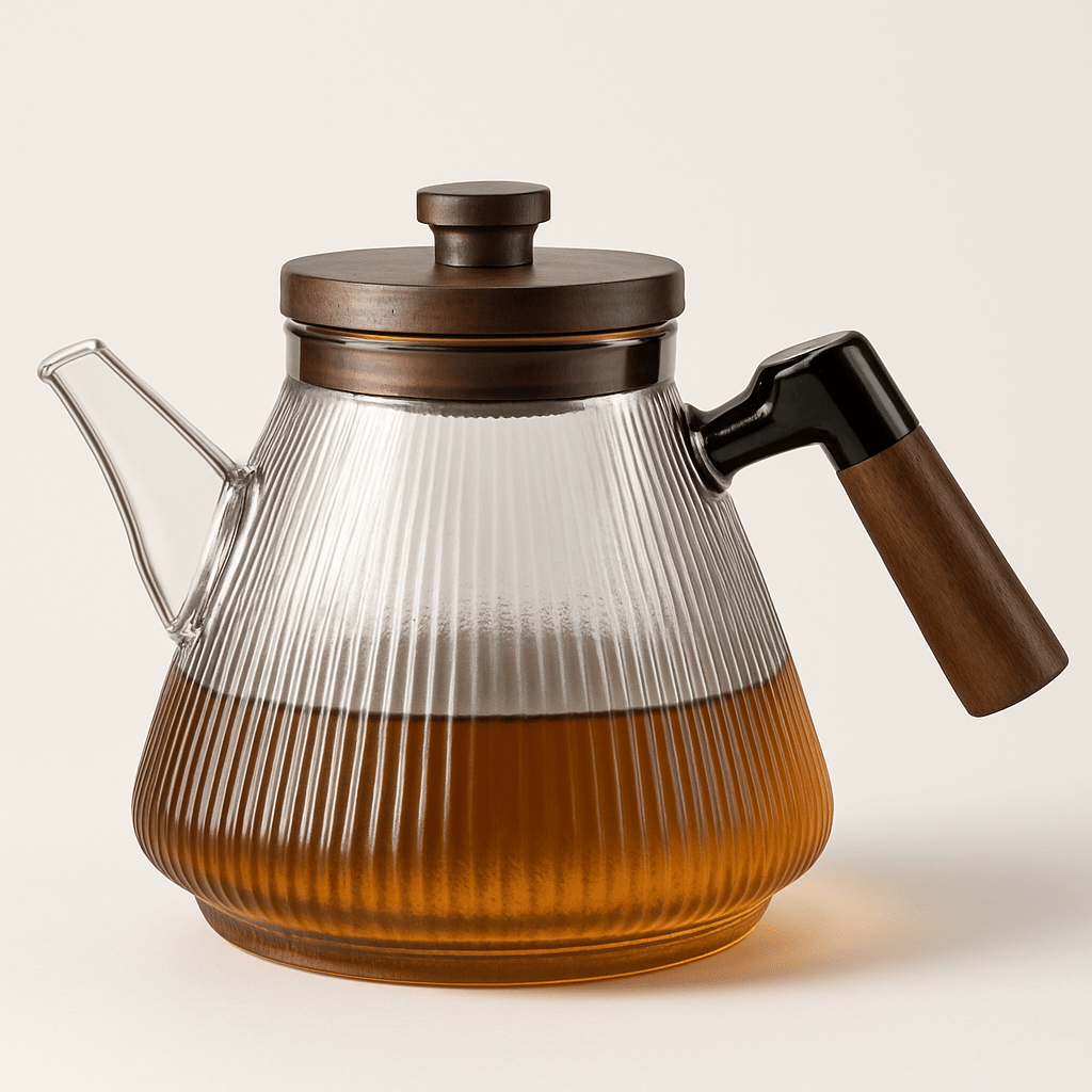 Théièrea | Givre — Théière en verre borosilicate 1000ml Blanc