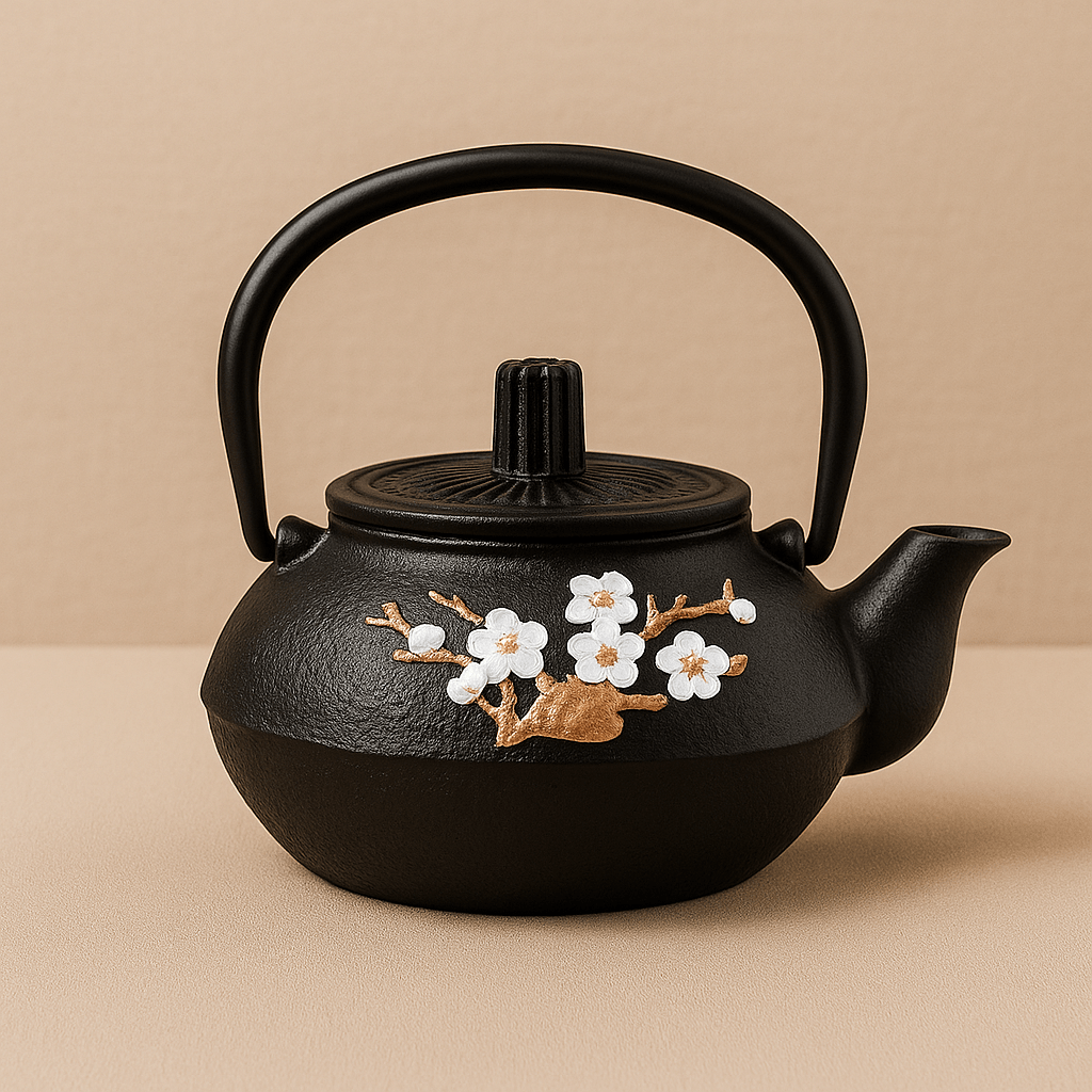 Théièrea | Haiku — Théière en fonte fleurie style japonais 300 ml