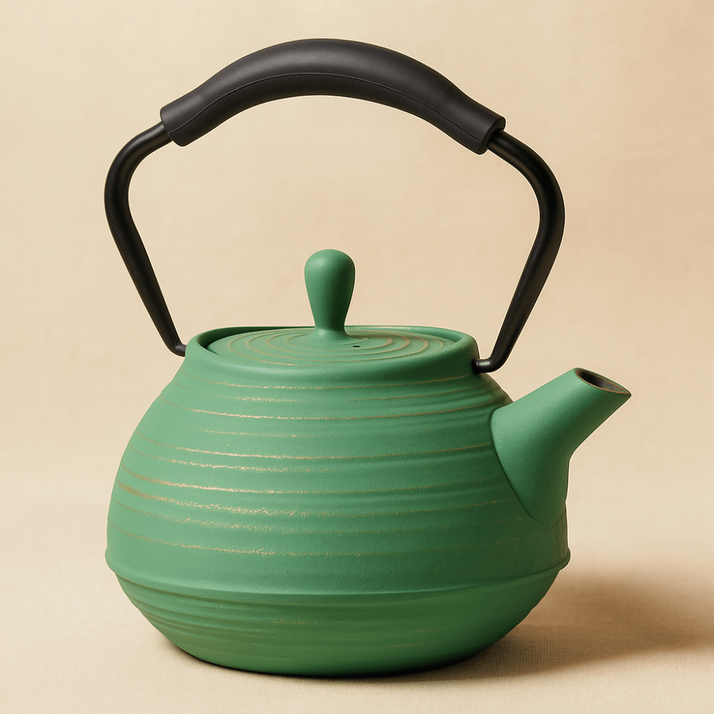 Théièrea | Hibiki — Théière en fonte japonaise émaillée 650ml Vert