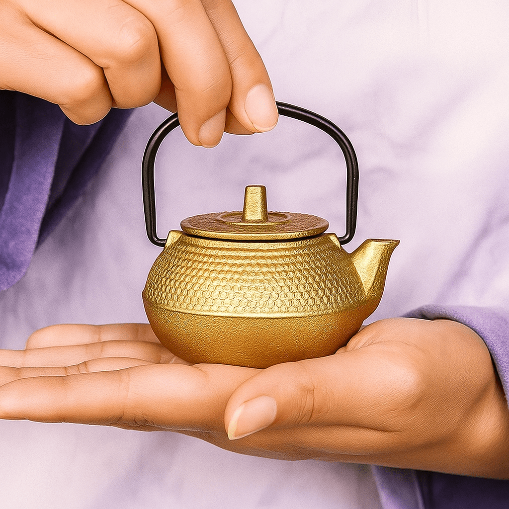 Théièrea | Kinboshi — Théière en fonte dorée 50ml Or