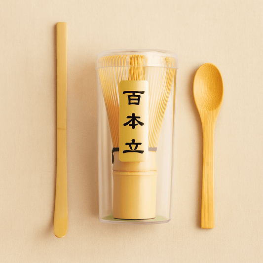 Théièrea | Kit fouet bambou et cuillères cérémonie matcha 3 pièces