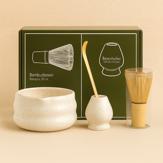 Théièrea | Kit matcha premium avec chasen chashaku bol Blanc
