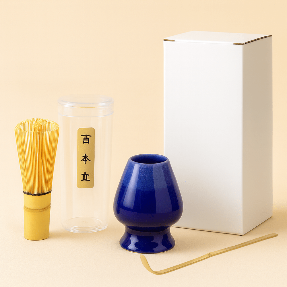 Théièrea | Kit matcha tradition 3 pièces en céramique Bleu