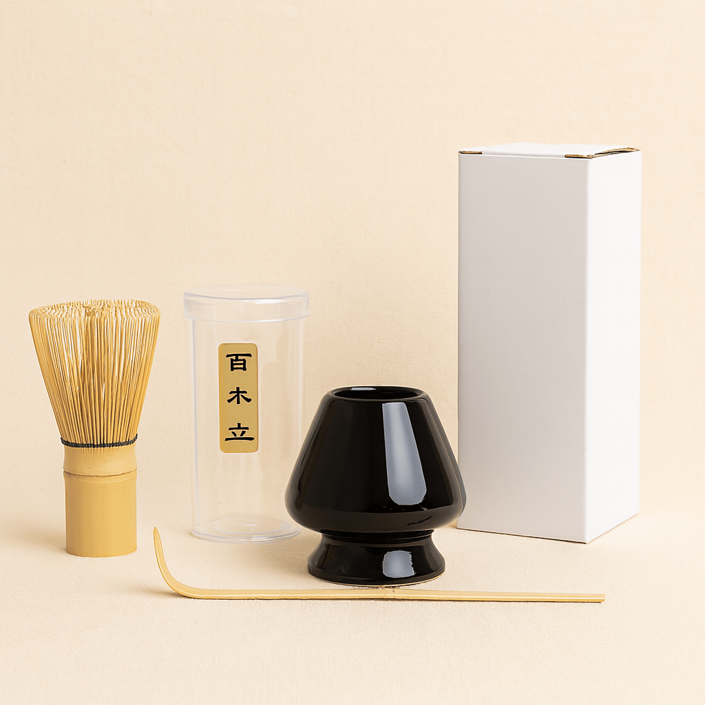 Théièrea | Kit matcha tradition 3 pièces en céramique Noir