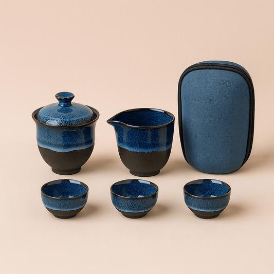 Théièrea | Lanyu — Service à thé de voyage chinois en céramique 200ml 200 ml