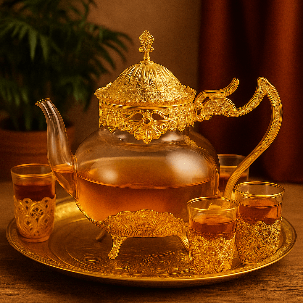 Théièrea | Malika — Théière marocaine luxueuse en verre