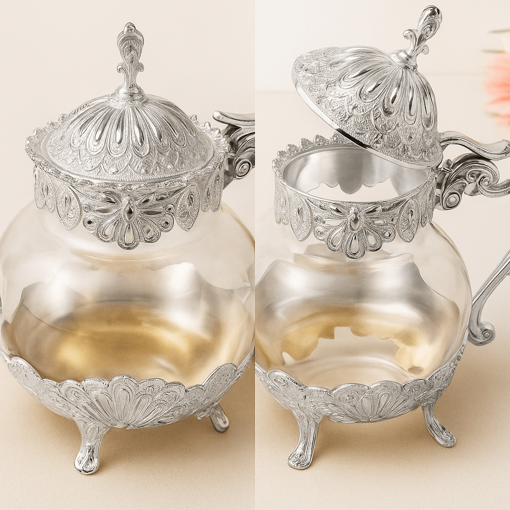 Théièrea | Malika — Théière marocaine luxueuse en verre