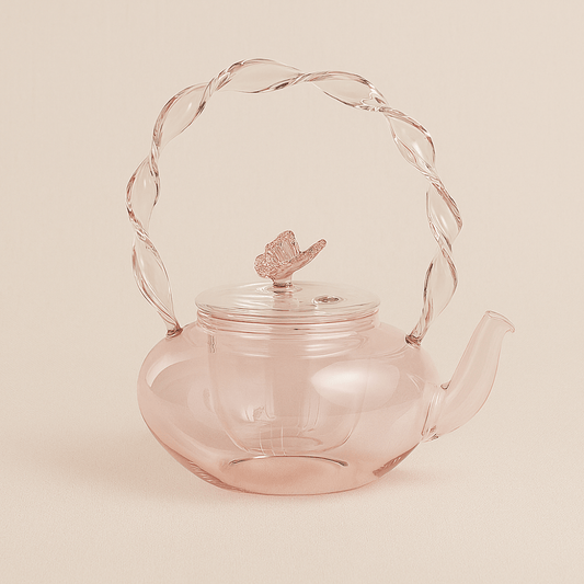 Théièrea | Papilline — Théière en verre à anse torsadée 700ml 700 ml