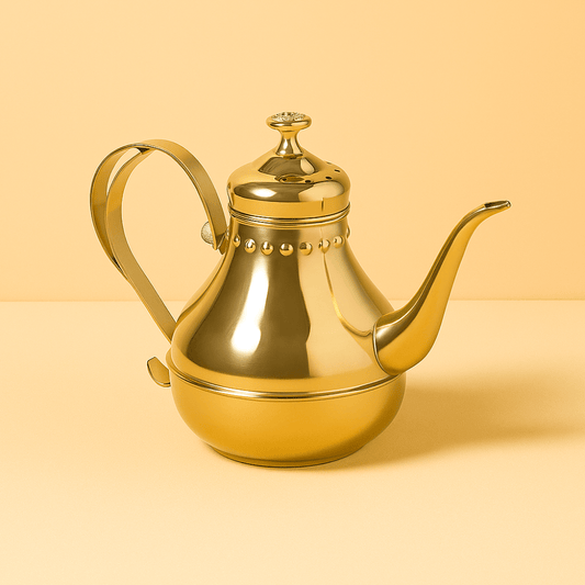 Théièrea | Rahala — Théière marocaine dorée avec filtre infuseur 1.2 L