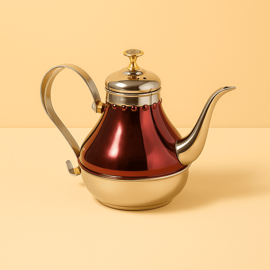 Théièrea | Rahala — Théière marocaine écarlate avec filtre infuseur 1.2 L