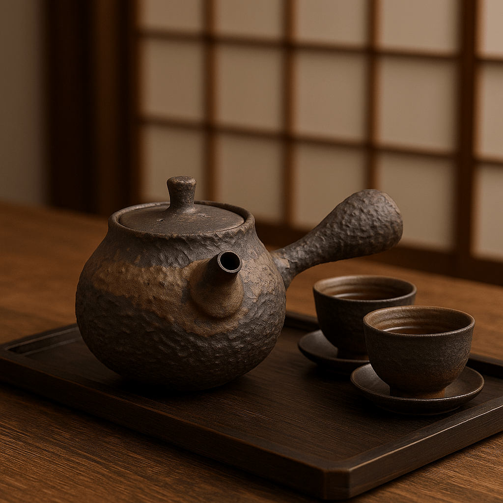 Théièrea | Seijaku — Théière japonaise en céramique brute 220ml 220 ml