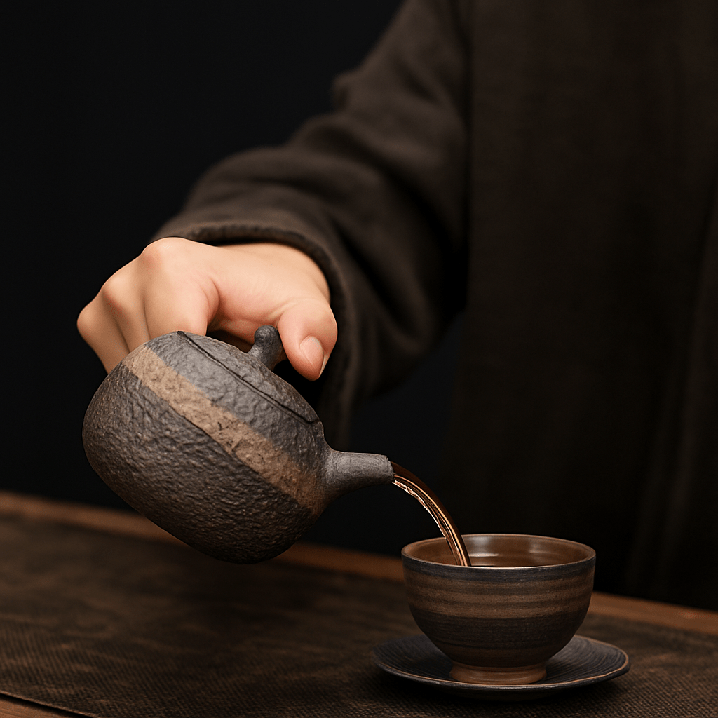 Théièrea | Seijaku — Théière japonaise en céramique brute 220ml 220 ml