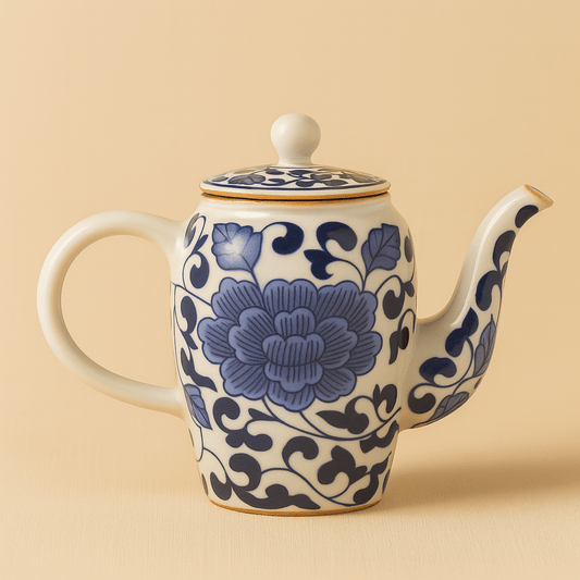 Théièrea | Seika — Théière japonaise en porcelaine fleurie 130ml 130 ml