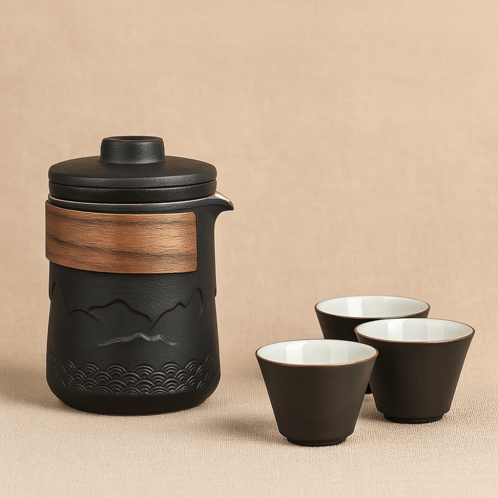 Théièrea | Shanyu — Service à thé de voyage en porcelaine 350ml