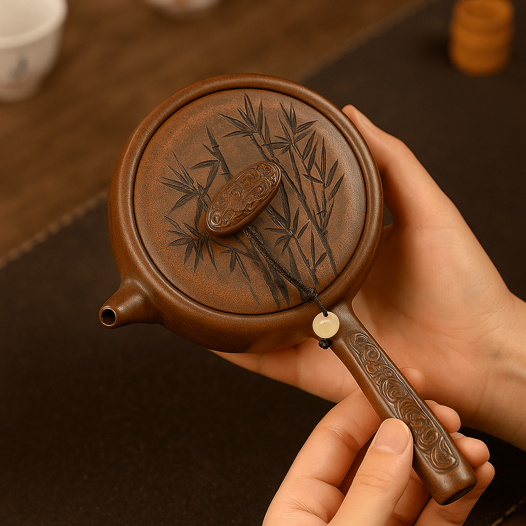 Théièrea |Takumi — Théière Kyusu en argile faite main 180 ml