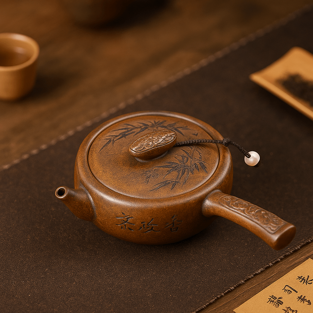 Théièrea |Takumi — Théière Kyusu en argile faite main 180 ml