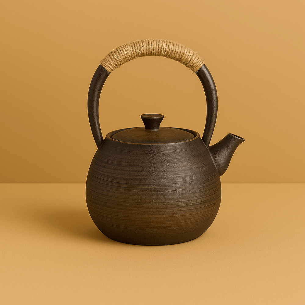 Théièrea|Takumi — Théière traditionnelle japonaise en céramique 1100ml Noir