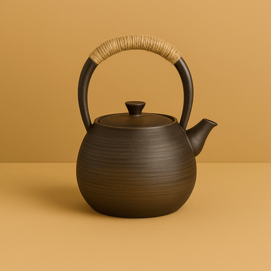 Théièrea|Takumi — Théière traditionnelle japonaise en céramique 1100ml Noir