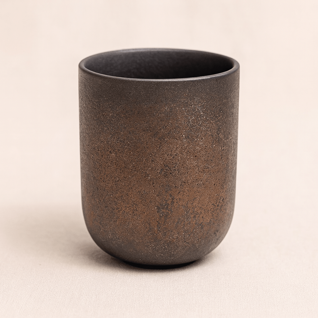 Théièrea® | Tasse à thé japonaises en céramique style rétro 110 ml Argent