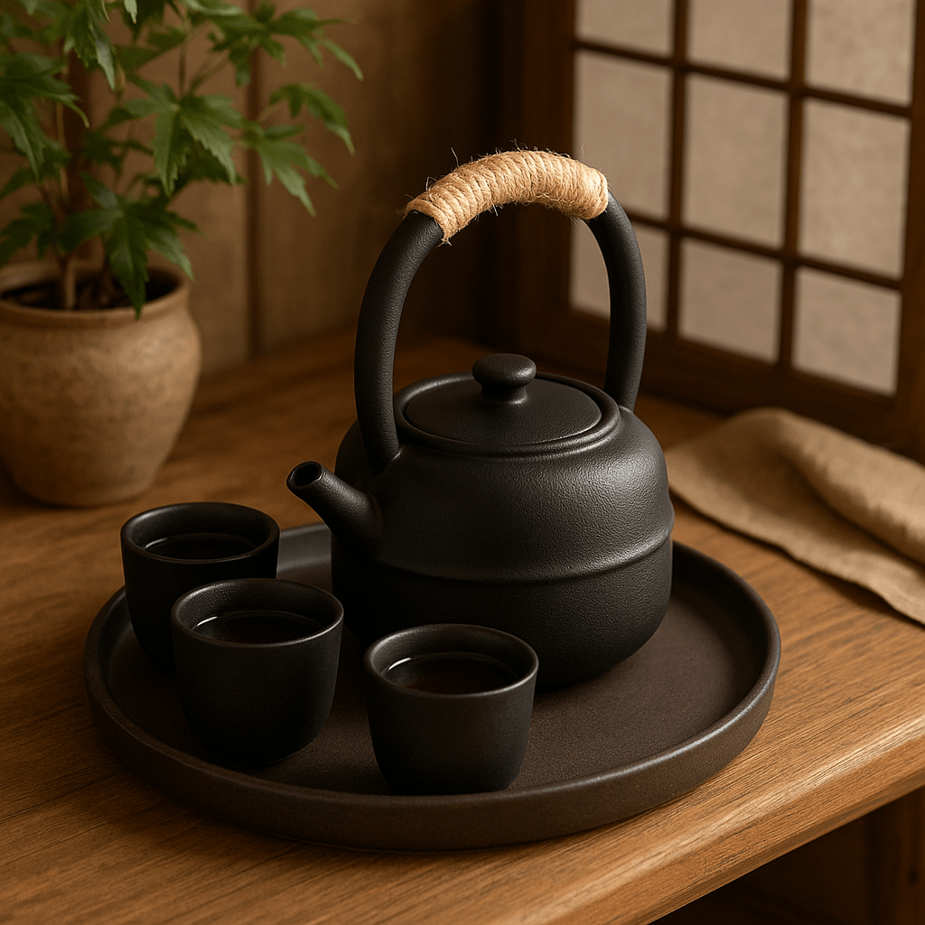 Théièrea | Tsuchi — Théière japonaise vintage en céramique 460ml