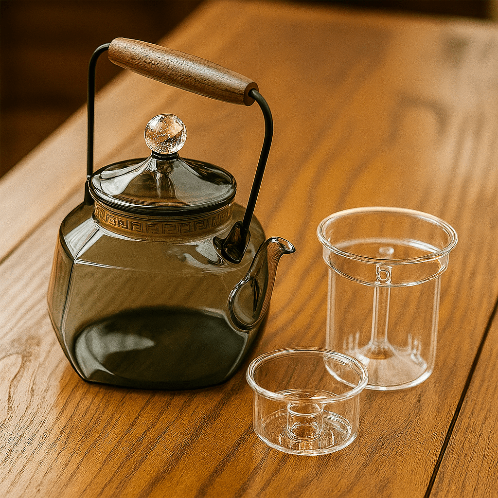 Théièrea | Verelune — Théière japonaise carrée en verre 1000ml 1000 ml