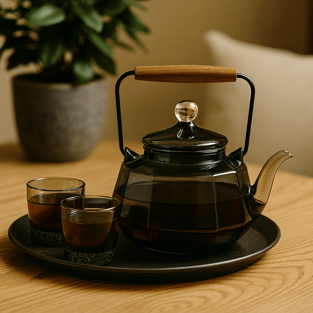 Théièrea | Verelune — Théière japonaise carrée en verre 1000ml 1000 ml