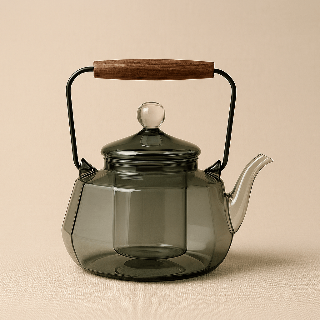 Théièrea | Verelune — Théière japonaise carrée en verre 1000ml 1000 ml