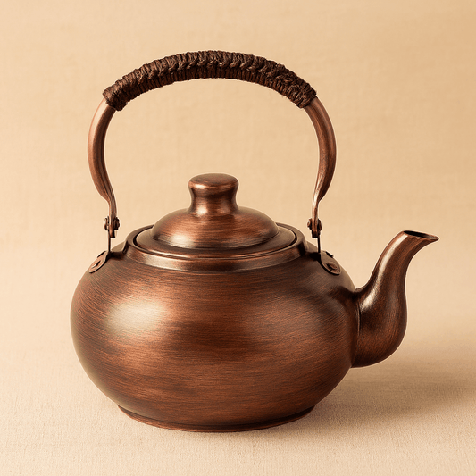 Théièrea | Xuantong — Théière chinoise vintage en cuivre 1200ml 1200 ml