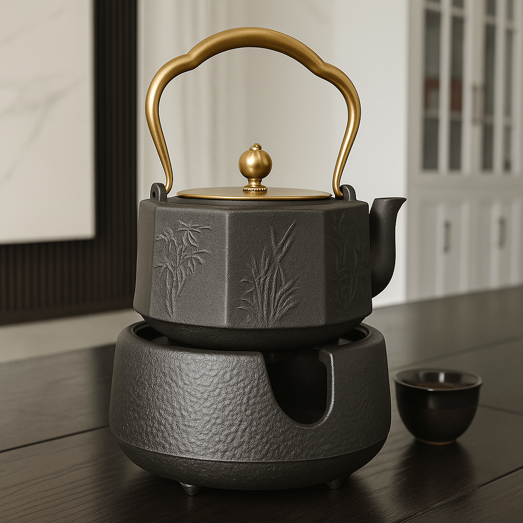 Théièrea | Yatsumi — Théière en fonte octogonale style japonais
