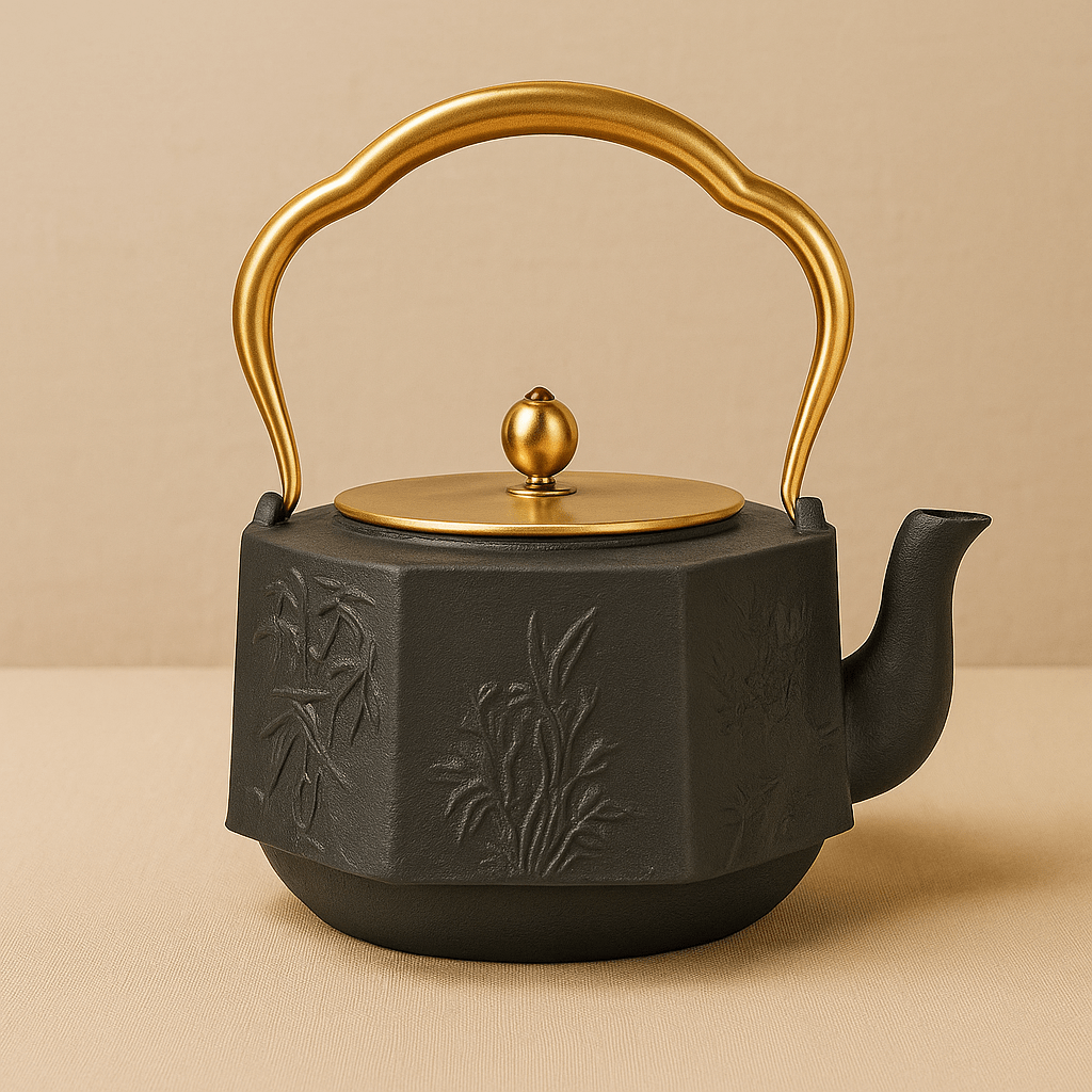 Théièrea | Yatsumi — Théière en fonte octogonale style japonais A 1200 ml