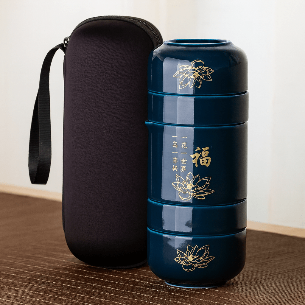 Théièrea | YunTao — Service à thé de voyage chinois en porcelaine
