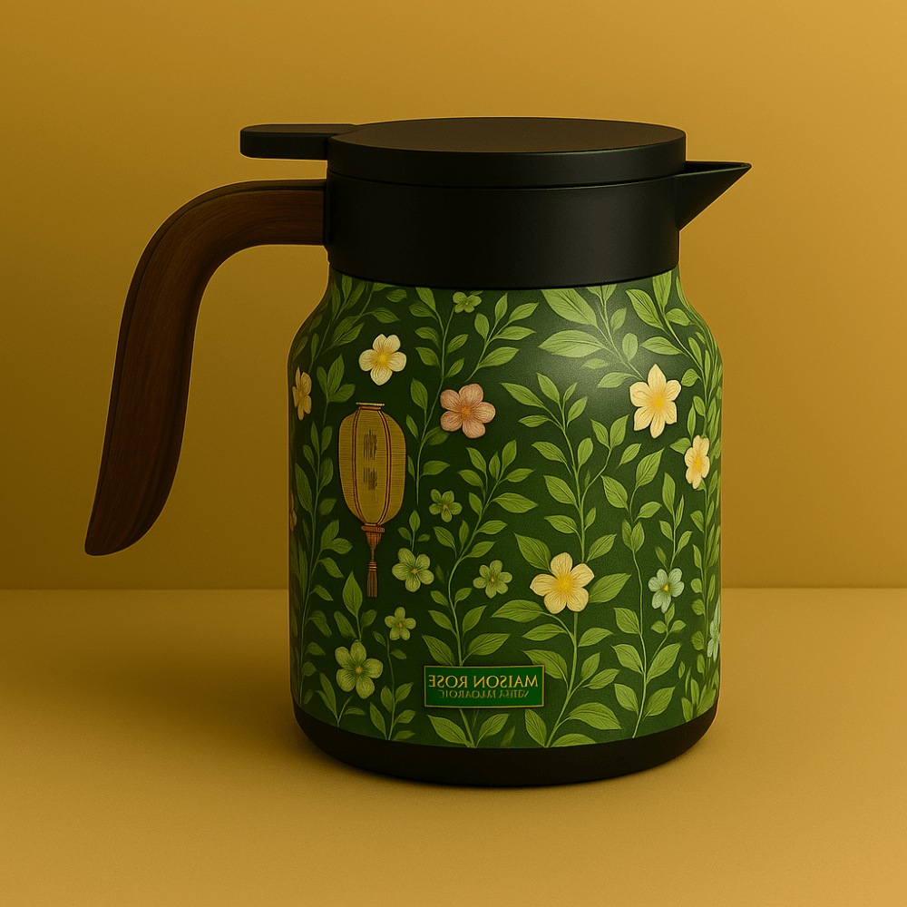 Théièrea | Zafira — Théière isotherme fleurie 1000ml 1000 ml
