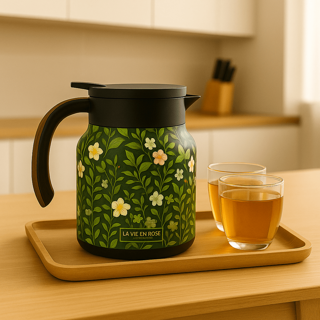 Théièrea | Zafira — Théière isotherme fleurie 1000ml 1000 ml