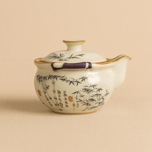 Théièrea | Zhulin — Théière traditionnelle chinoise en porcelaine 100ml 100 ml